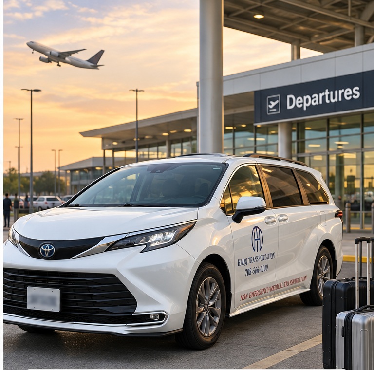Airport pickup and drop-off transportation